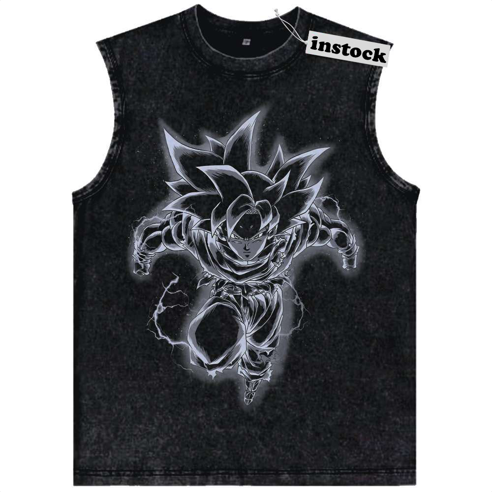 Ultra Instinct Son Goku Tank Top, Dragon Ball Tank Top, Anime Tank Top, Vintage Tank Top
