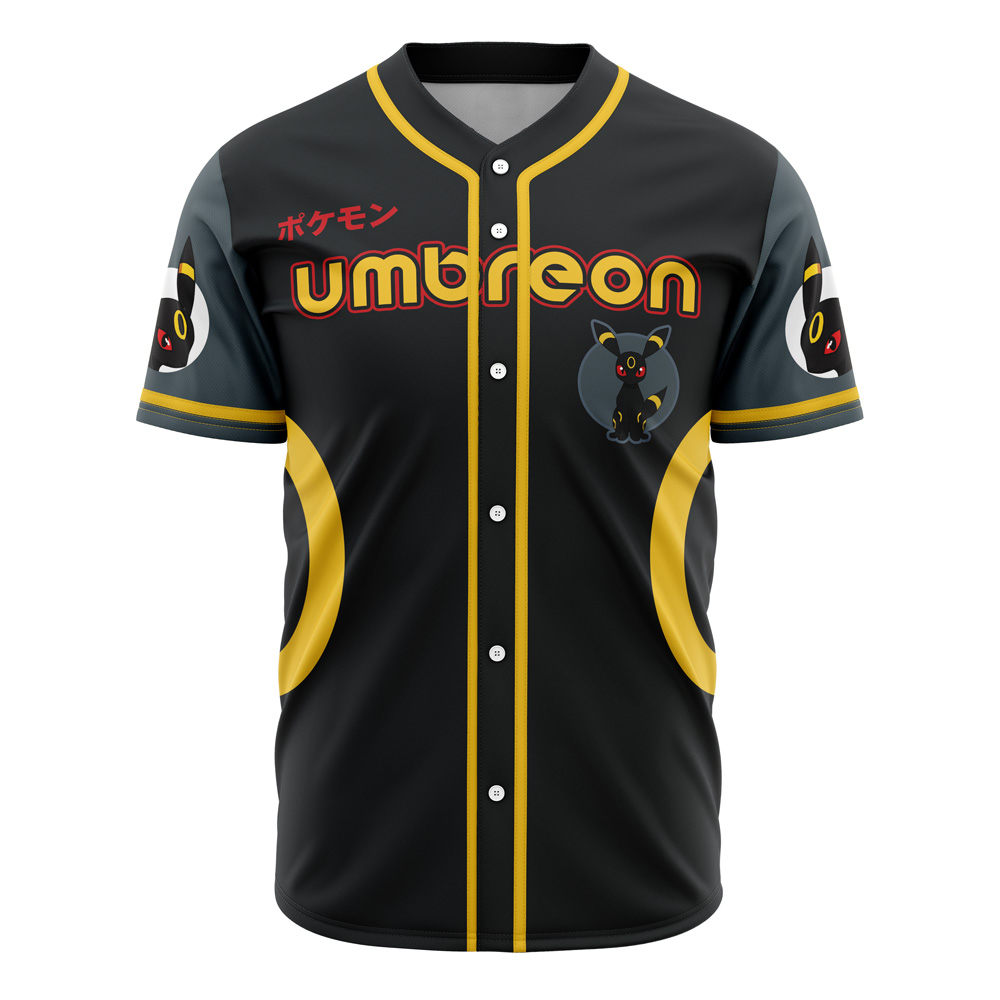 Umbreon Eeveelution Pokemon Custom Baseball Jersey - Otaku Hall