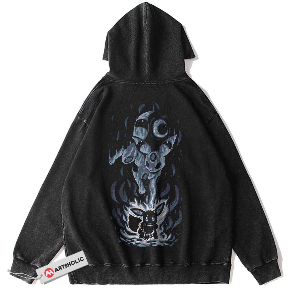 Umbreon Hoodie, Eevee Hoodie, Pokemon Hoodie, Anime Hoodie, Vintage Hoodie