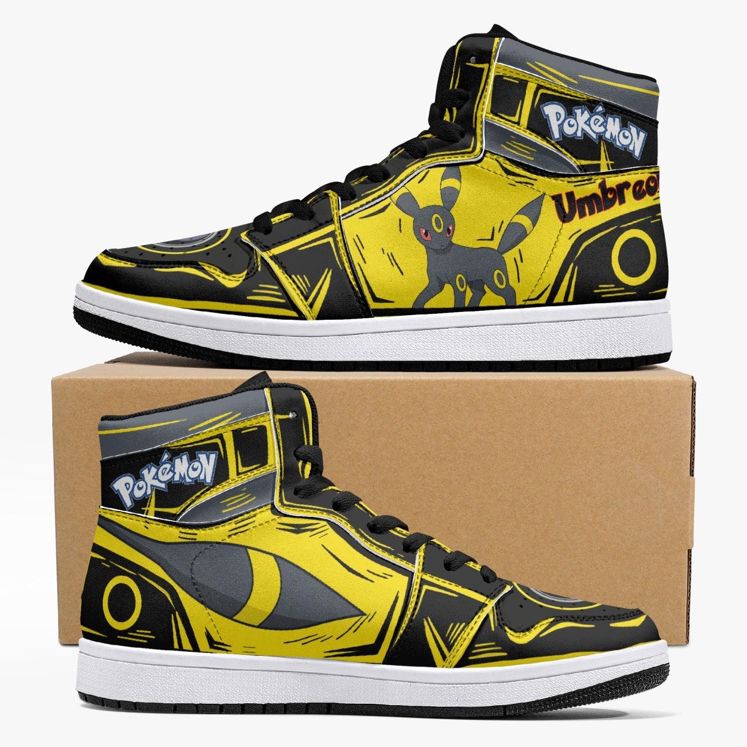 Umbreon Pokemon Custom Sneaker Mid 1 Basketball Shoes - Otaku Hall