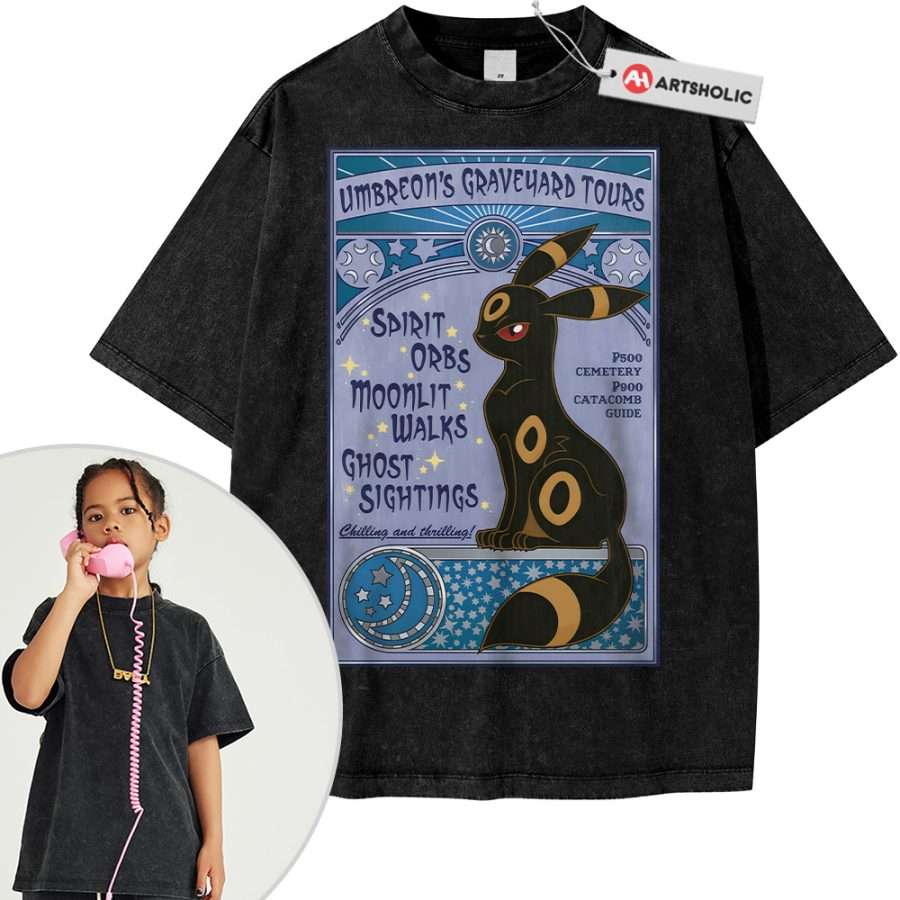 Umbreon Shirt For Kids, Pokemon Shirt For Kids, Anime Shirt For Kids, Vintage Tee For Kids - Image 6