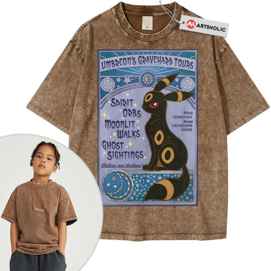 Umbreon Shirt For Kids, Pokemon Shirt For Kids, Anime Shirt For Kids, Vintage Tee For Kids - Image 8