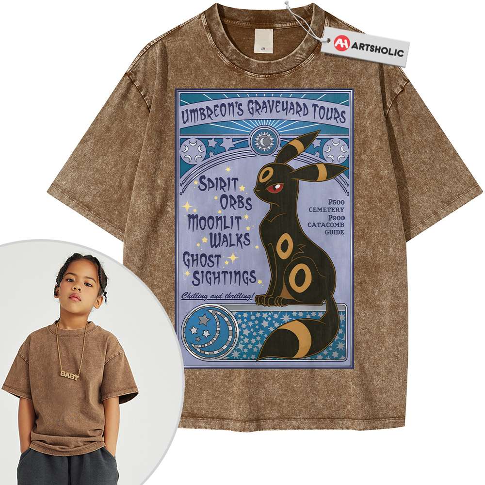 Umbreon Shirt For Kids, Pokemon Shirt For Kids, Anime Shirt For Kids, Vintage Tee For Kids - Image 3