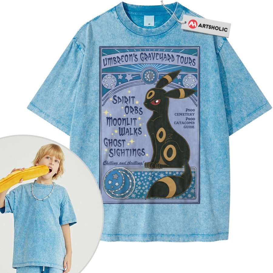 Umbreon Shirt For Kids, Pokemon Shirt For Kids, Anime Shirt For Kids, Vintage Tee For Kids - Image 7