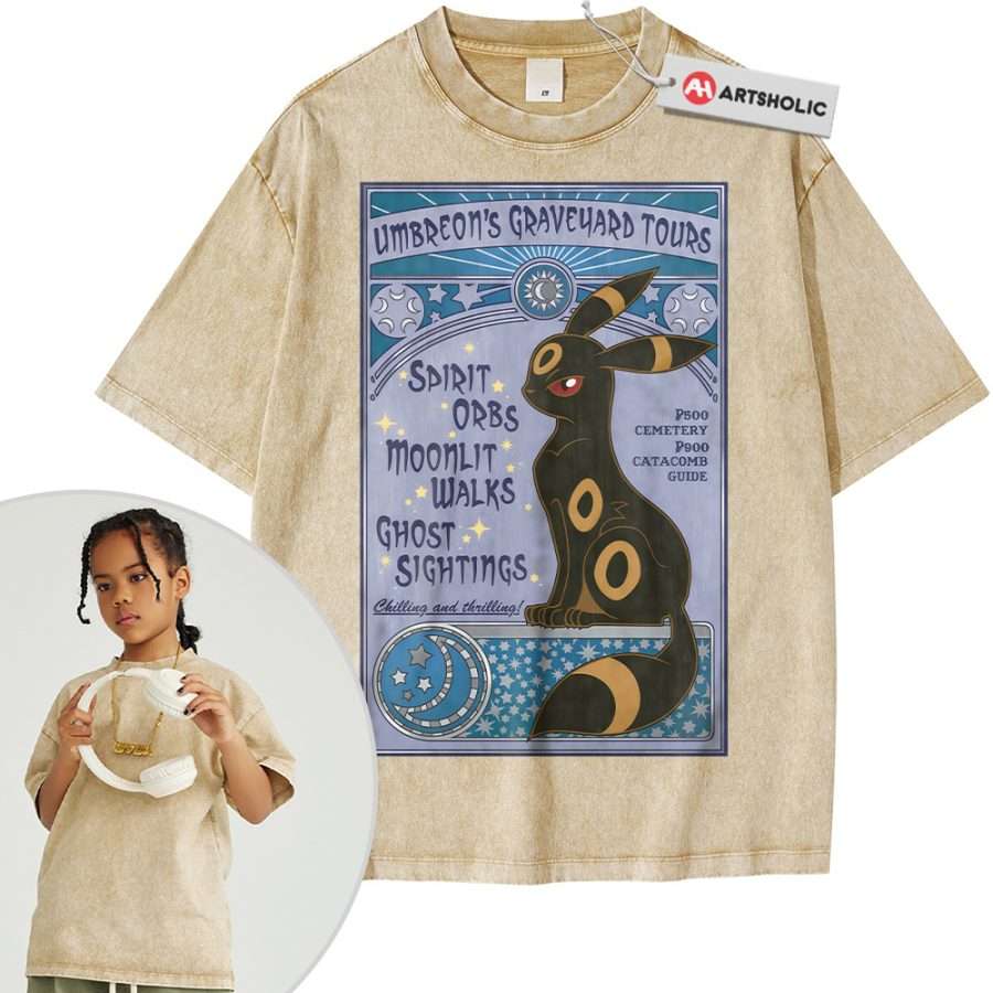 Umbreon Shirt For Kids, Pokemon Shirt For Kids, Anime Shirt For Kids, Vintage Tee For Kids - Image 11