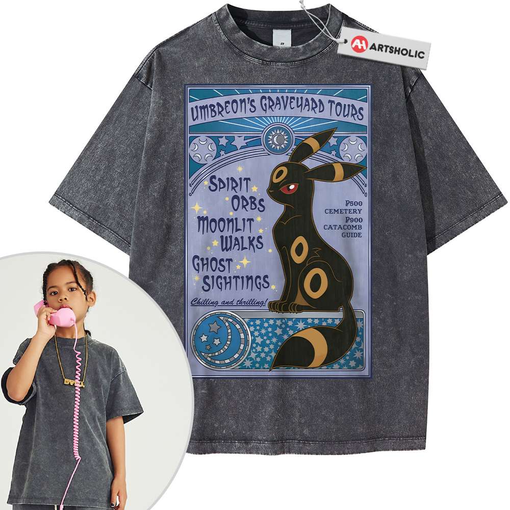 Umbreon Shirt For Kids, Pokemon Shirt For Kids, Anime Shirt For Kids, Vintage Tee For Kids - Image 5