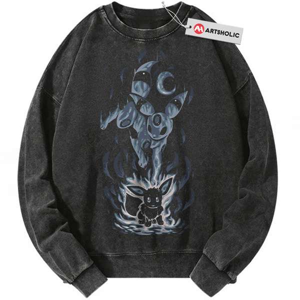 Umbreon Sweatshirt, Eevee Sweatshirt, Pokemon Sweatshirt, Anime Sweatshirt, Vintage Sweater
