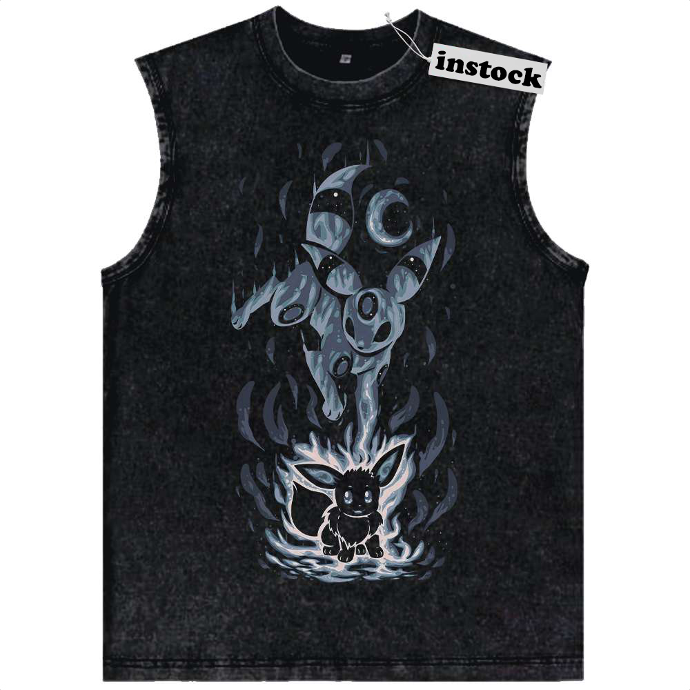 Umbreon Tank Top, Eevee Tank Top, Pokemon Tank Top, Anime Tank Top, Vintage Tank Top