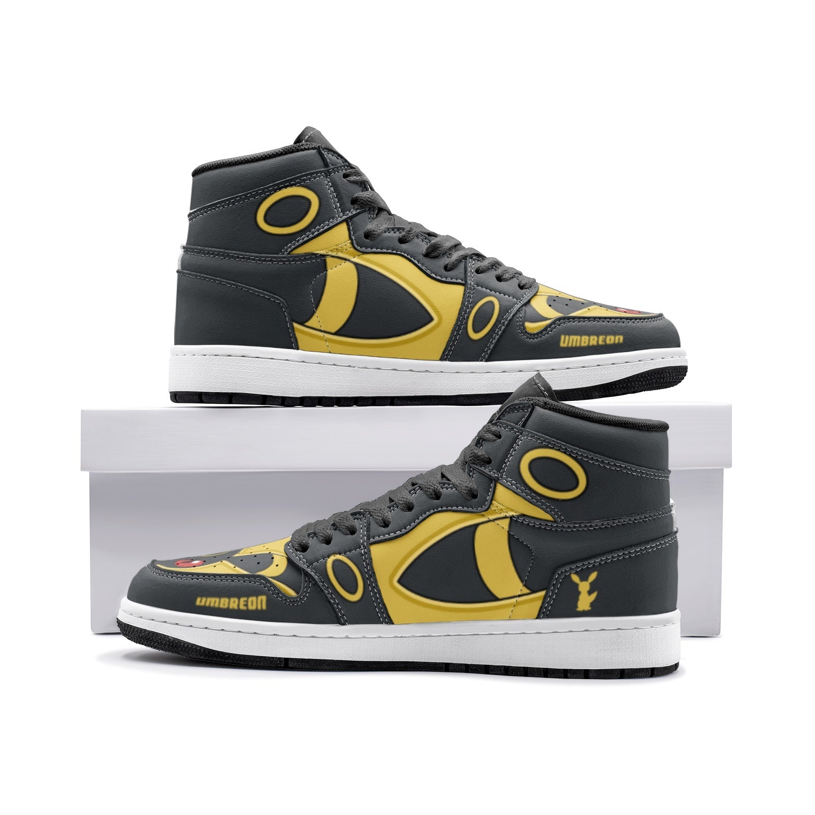 Umbreon V2 Pokemon Custom Sneaker Mid 1 Basketball Shoes - Otaku Hall