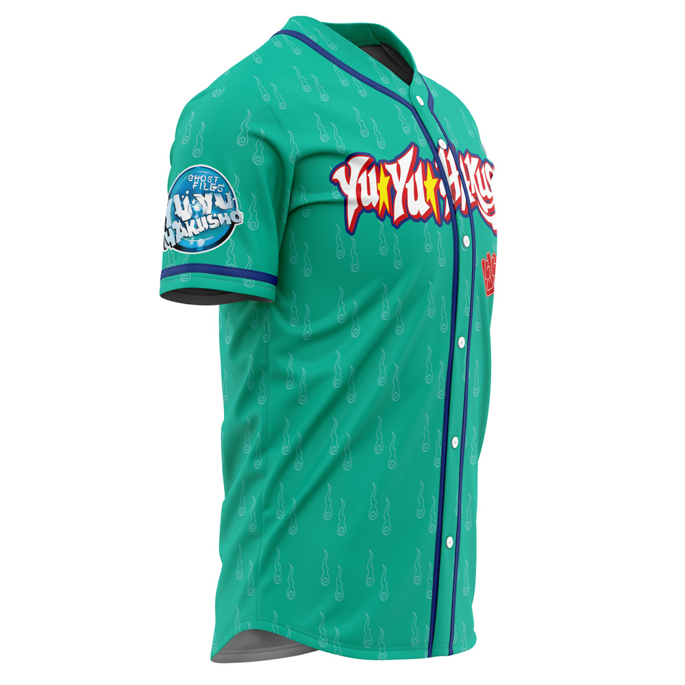 Alternative view of Underworld Detective Ghost Fighter Baseball Jersey