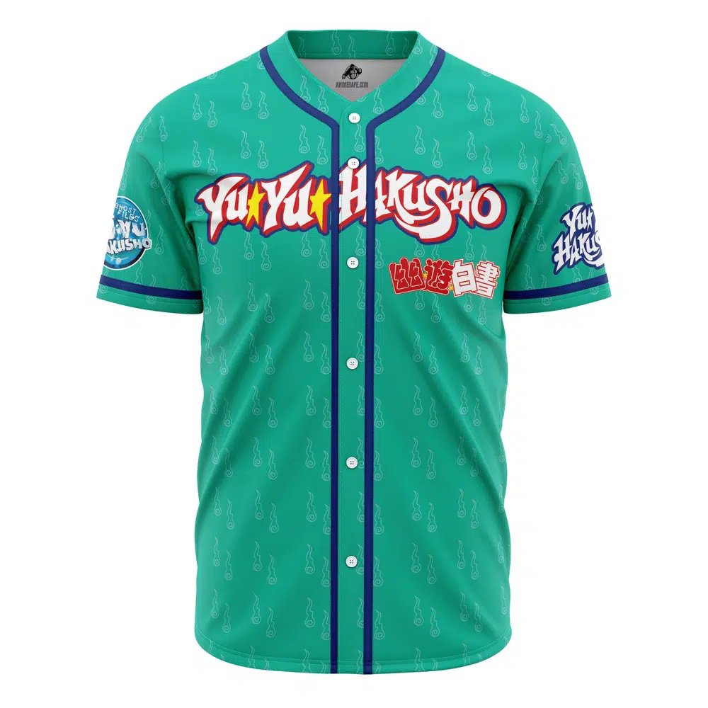 Underworld Detective Ghost Fighter Custom Baseball Jersey - Otaku Hall