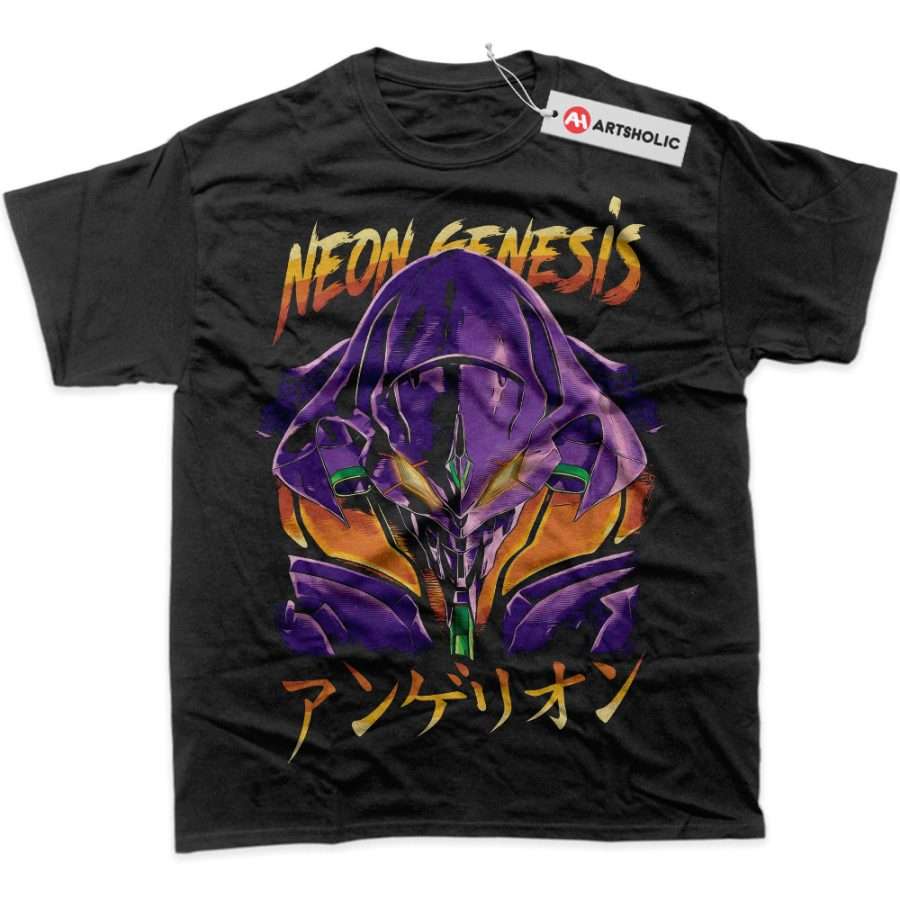 Alternative view of Unit-01 Shirt, Neon Genesis Evangelion Shirt, Anime Shirt, Graphic T-Shirt