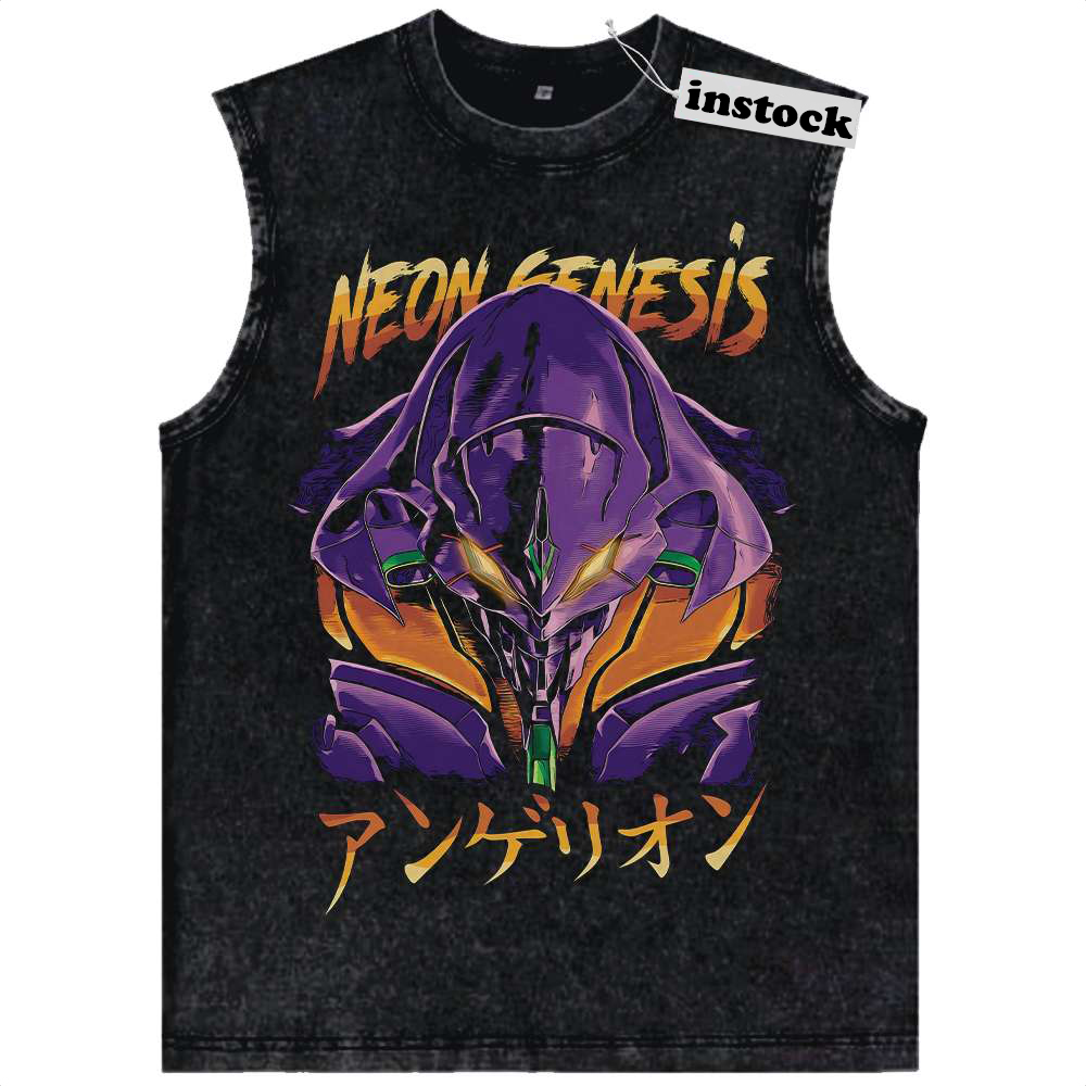 Unit-01 Tank Top, Neon Genesis Evangelion Tank Top, Anime Tank Top, Vintage Tank Top