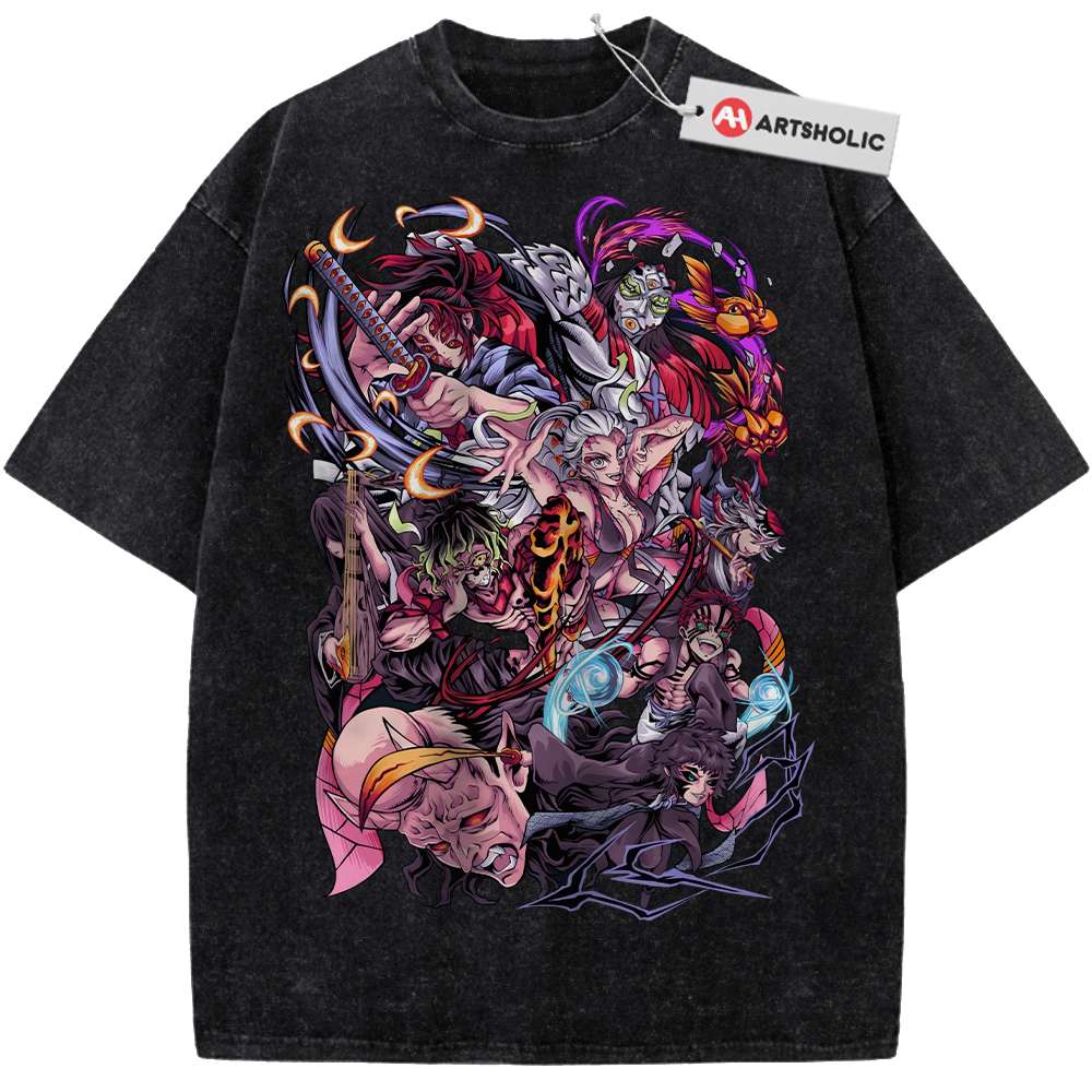 Upper Moons - Demon Slayer Shirt, Anime Shirt, Vintage Tee