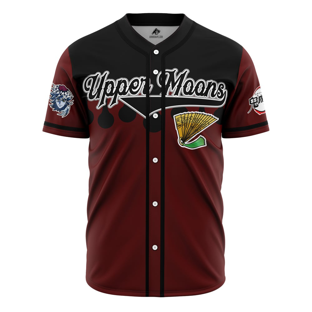 Upper Moons Doma Demon Slayer Custom Baseball Jersey - Otaku Hall