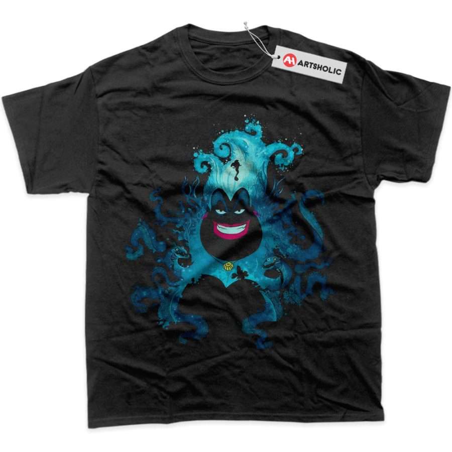 Alternative view of Ursula Shirt, The Little Mermaid Shirt, Animated Shirt, Graphic T-Shirt