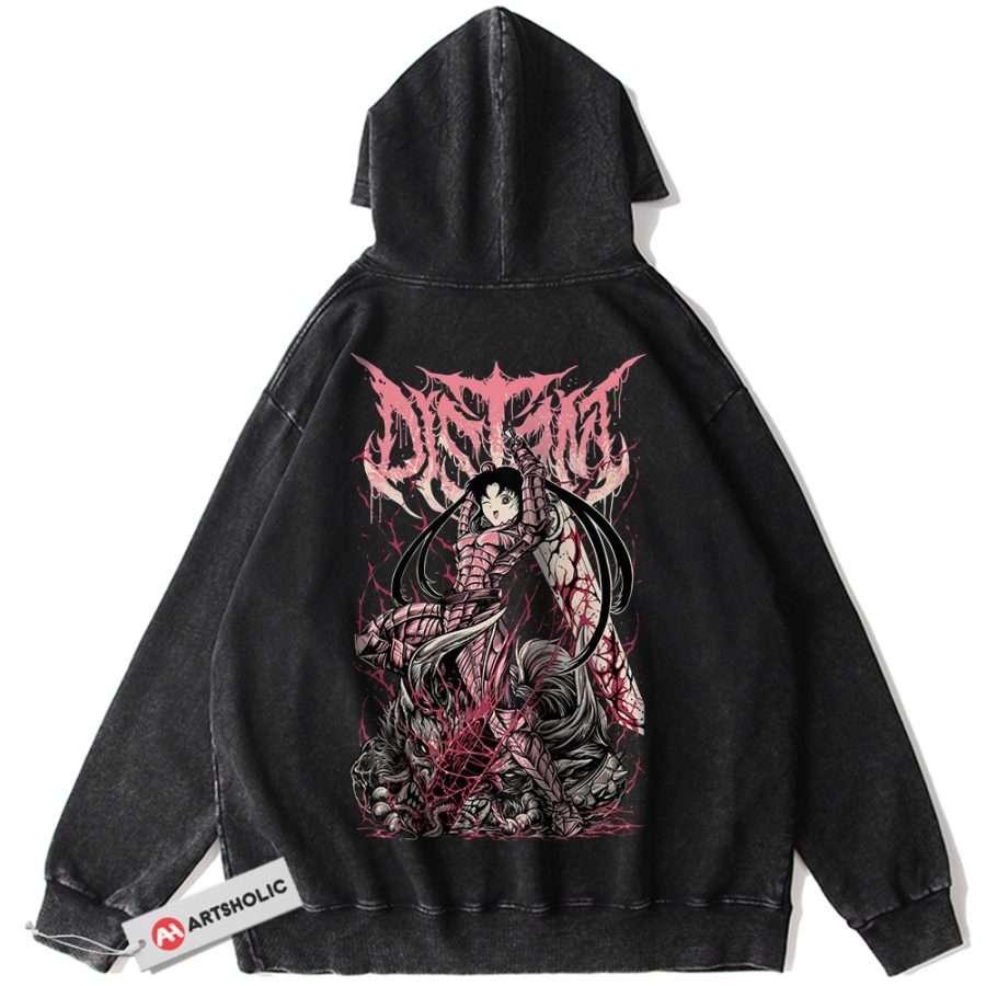 Alternative view of Usagi Tsukino Hoodie, Sailor Moon Hoodie, Anime Hoodie, Vintage Hoodie