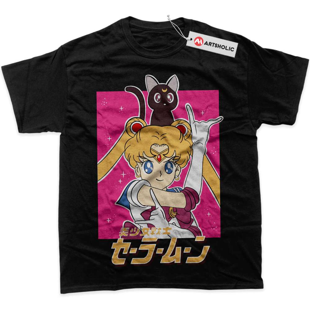 Alternative view of Usagi Tsukino Shirt, Sailor Moon Shirt, Anime Shirt, graphic T-Shirt