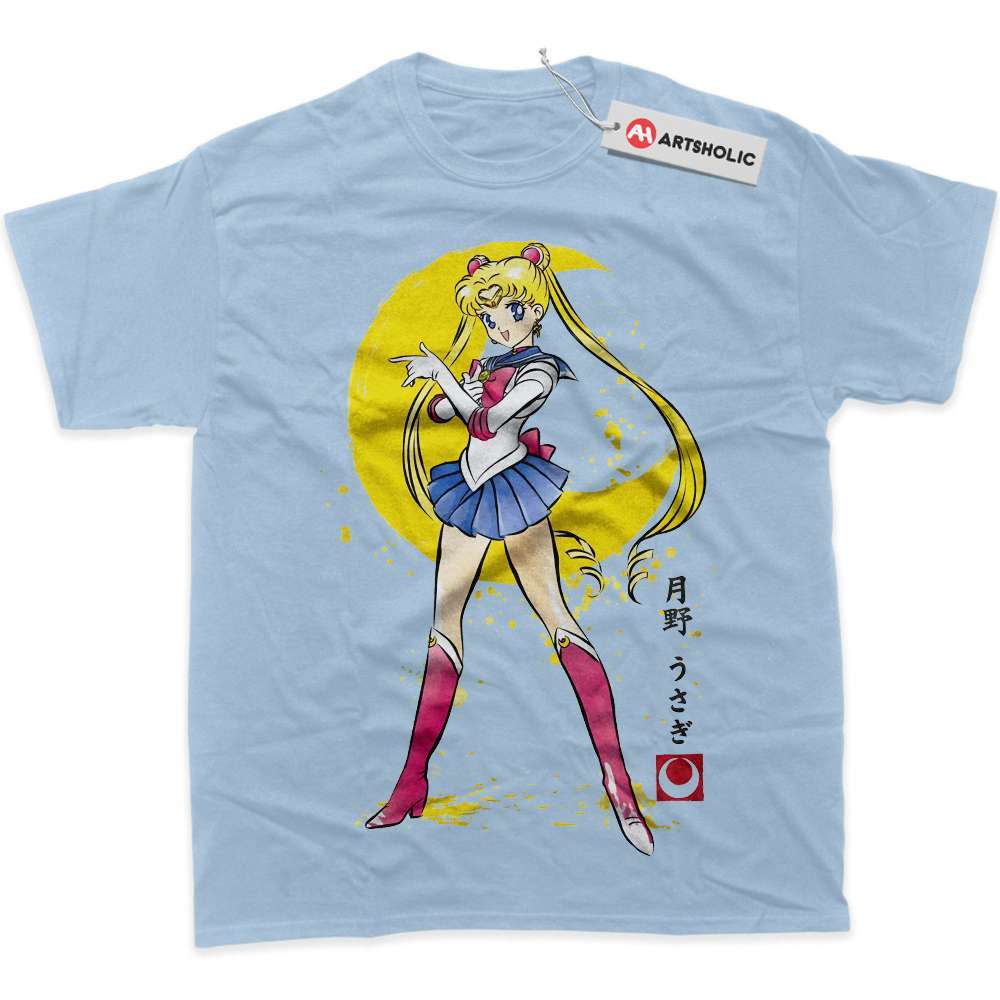 Alternative view of Usagi Tsukino Shirt, Sailor Moon Shirt, Anime Shirt, graphic Tee