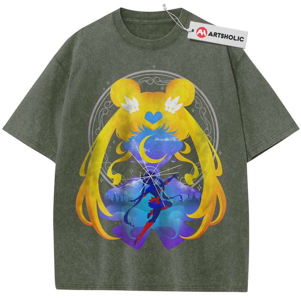 Alternative view of Usagi Tsukino Shirt, Sailor Moon Shirt, Anime Shirt, Vintage T-Shirt