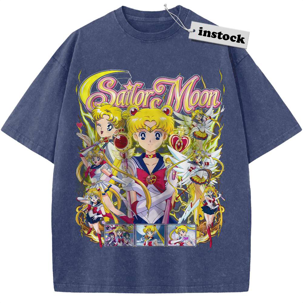 Usagi Tsukino Shirt, Sailor Moon Shirt, Anime Shirt, Vintage T-Shirt