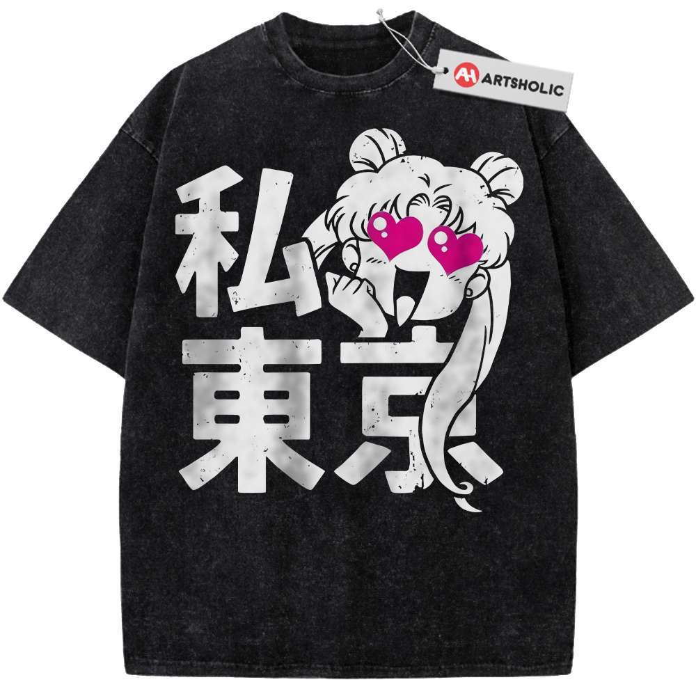 Usagi Tsukino Shirt, Sailor Moon Shirt, Anime Shirt, Vintage Tee