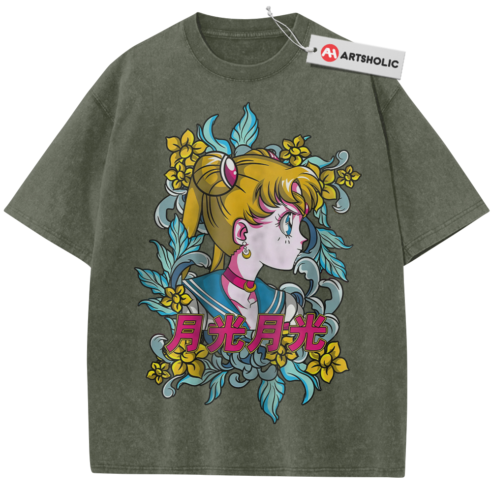 Alternative view of Usagi Tsukino Shirt, Sailor Moon Shirt, Anime Shirt, Vintage Tee
