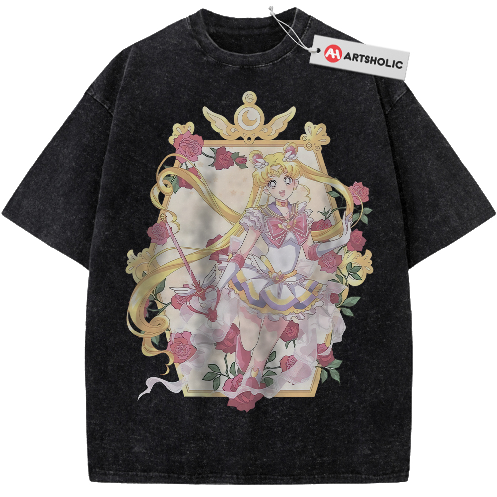 Alternative view of Usagi Tsukino Shirt, Sailor Moon Shirt, Anime Shirt, Vintage Tee