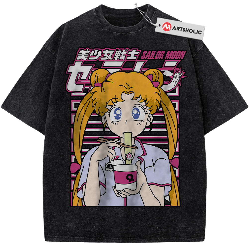 Alternative view of Usagi Tsukino Shirt, Sailor Moon Shirt, Anime Shirt, Vintage Tee