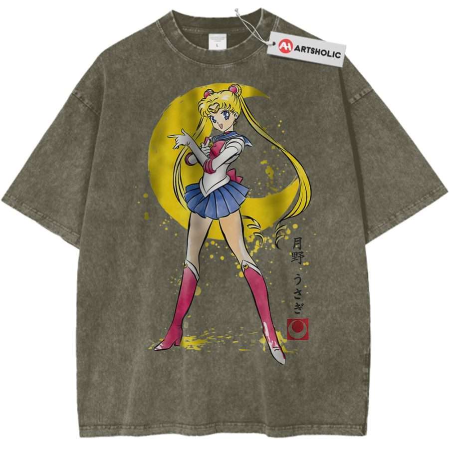 Alternative view of Usagi Tsukino Shirt, Sailor Moon Shirt, Anime Shirt, Vintage Tee