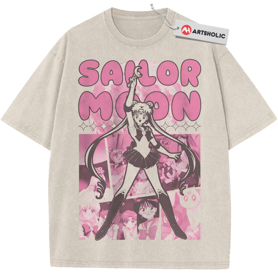 Alternative view of Usagi Tsukino Shirt, Sailor Moon Shirt, Anime Shirt, Vintage Tee