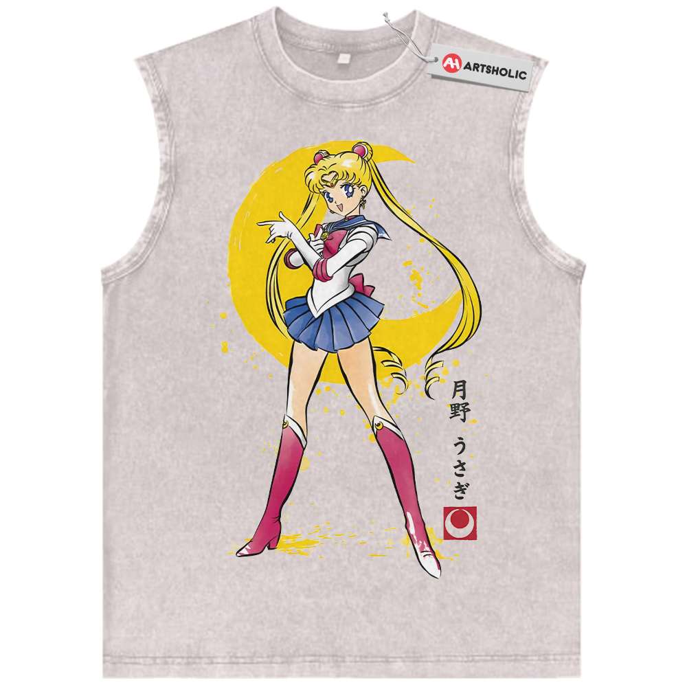 Usagi Tsukino Tank Top, Sailor Moon Tank Top, Anime Tank Top, Vintage Tank Top