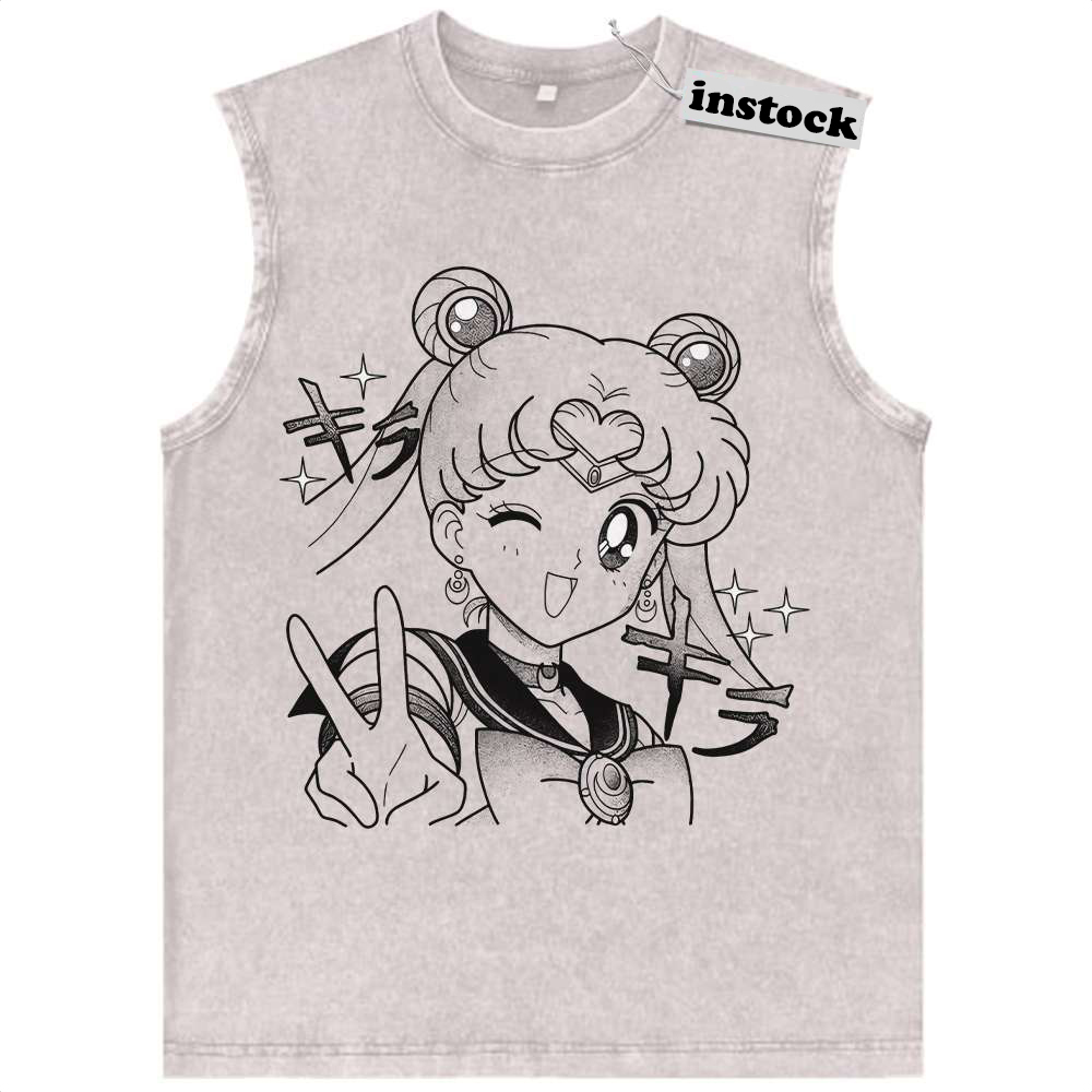 Usagi Tsukino Tank Top, Sailor Moon Tank Top, Anime Tank Top, Vintage Tank Top