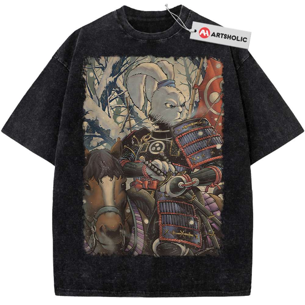 Alternative view of Usagi Yojimbo Shirt, Animated Shirt, Vintage Tee