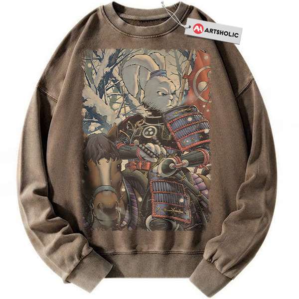 Alternative view of Usagi Yojimbo Sweatshirt, Animated Sweatshirt, Vintage Sweater