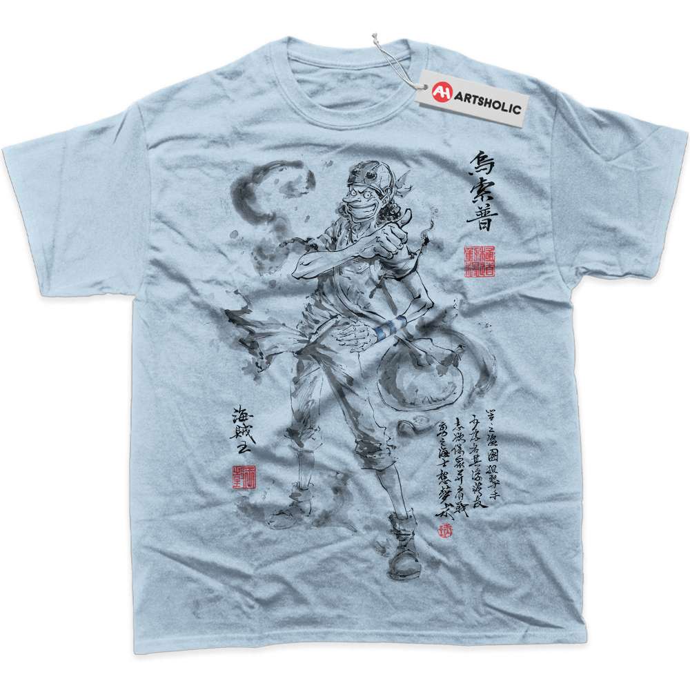 Alternative view of Usopp Shirt, One Piece Shirt, Anime Shirt, Graphic Tee