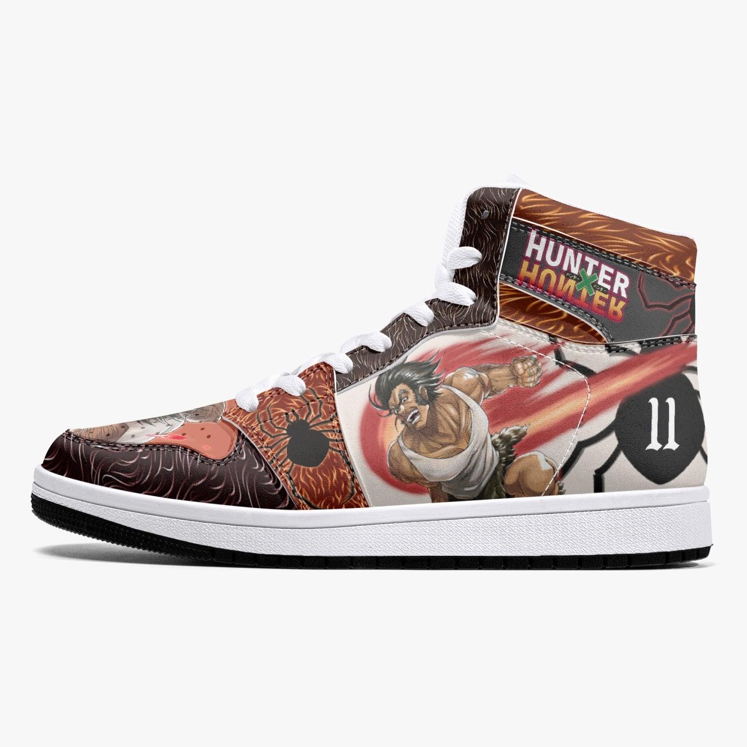 Alternative view of Uvogin Hunter X Hunter Custom Sneaker Mid 1 Basketball Shoes - Otaku Hall