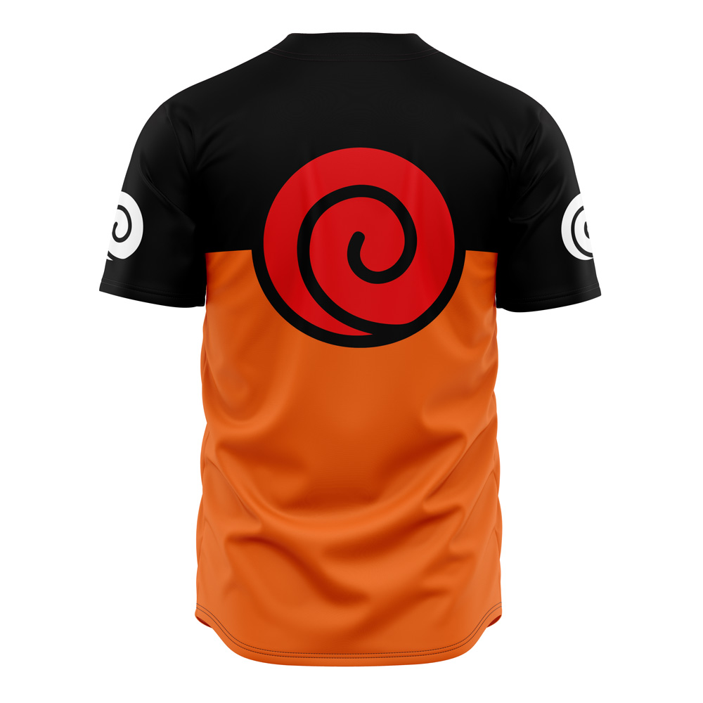 Alternative view of Uzumaki V2 Shippuden No Piping Baseball Jersey