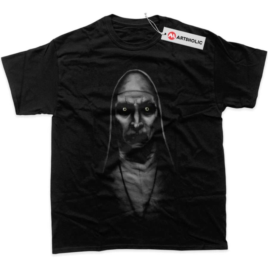 Alternative view of Valak Shirt, The Nun Shirt, Halloween Shirt, Horror Shirt, Graphic T-Shirt