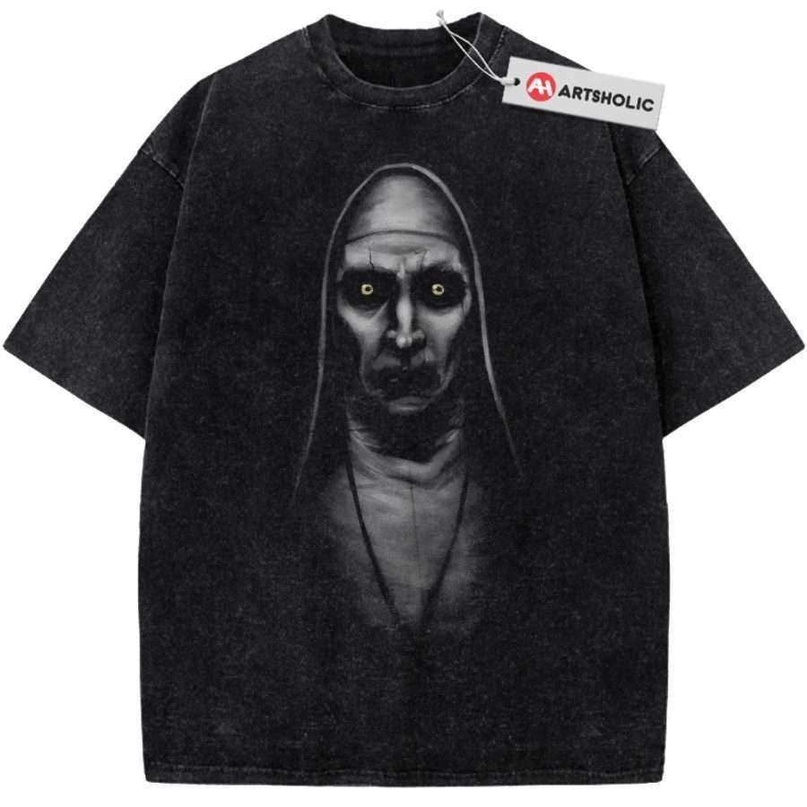 Alternative view of Valak Shirt, The Nun Shirt, Halloween Shirt, Horror Shirt, Vintage T-Shirt