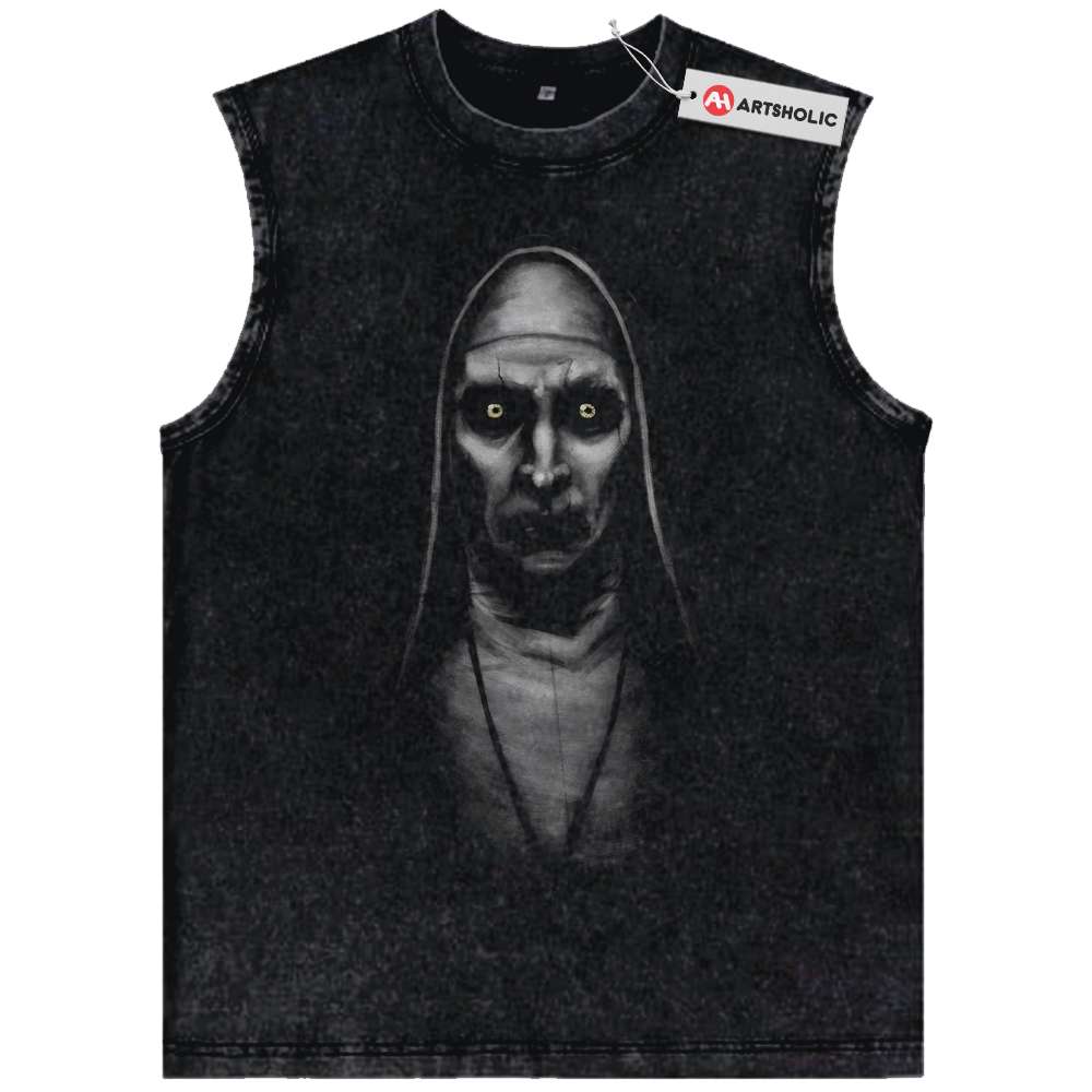 Valak Tank Top, The Nun Tank Top, Halloween Tank Top, Horror Tank Top, Vintage Tank Top