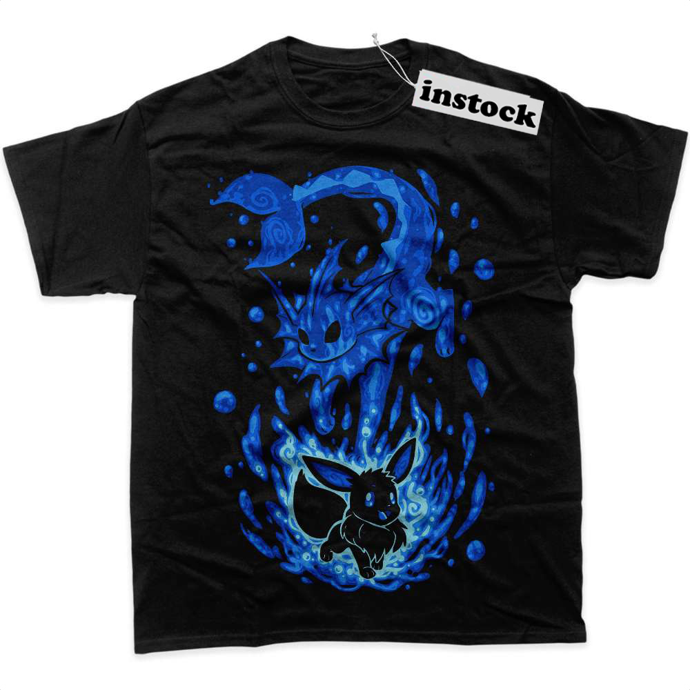 Vaporeon Shirt, Eevee Shirt, Pokemon Shirt, Anime Shirt, Graphic Tee