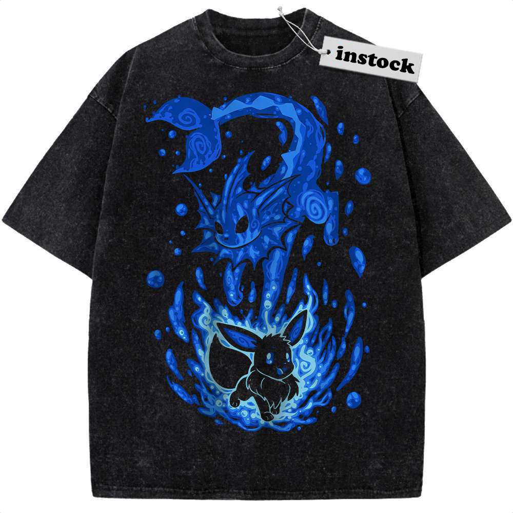 Vaporeon Shirt, Eevee Shirt, Pokemon shirt, Anime Shirt, Vintage Tee