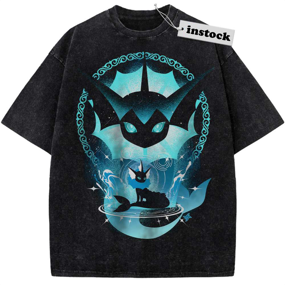 Vaporeon Shirt, Pokemon shirt, Anime Shirt, Vintage T-Shirt