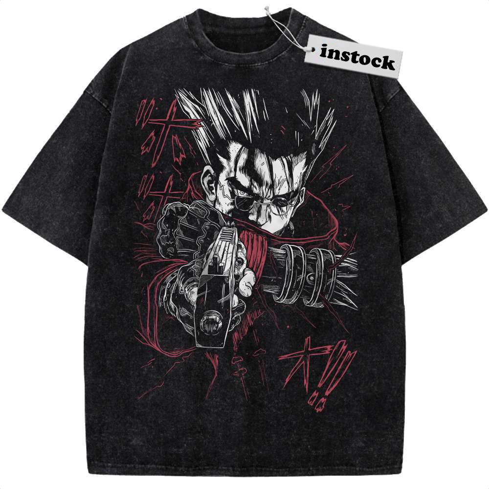 Vash the Stampede Shirt, Trigun Shirt, Anime Shirt, Vintage T-Shirt