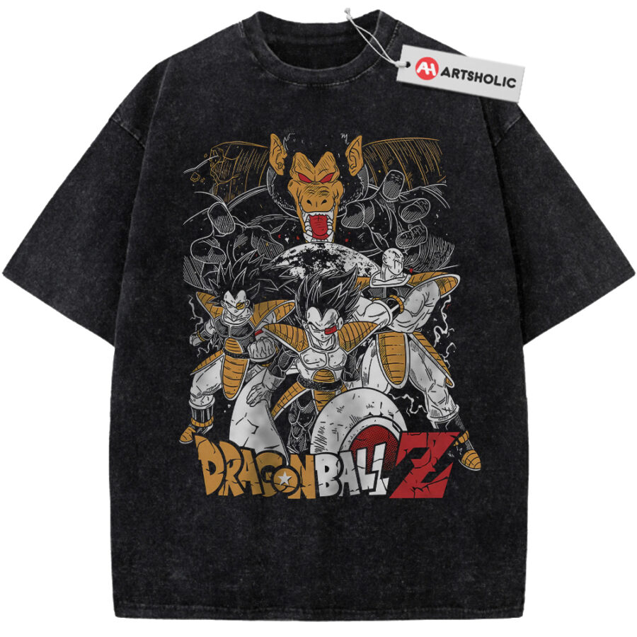 Alternative view of Vegeta & Nappa Shirt, Dragon Ball Shirt, Anime Shirt, Vintage T-Shirt