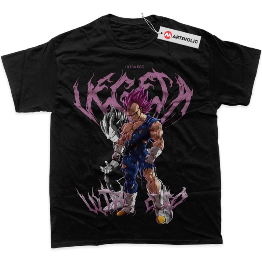 Alternative view of Vegeta Shirt, Dragon Ball Z Shirt, Anime Shirt, graphic Tee