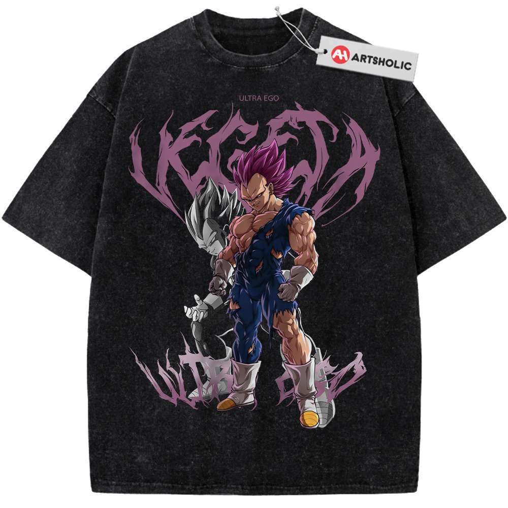 Alternative view of Vegeta Shirt, Dragon Ball Z Shirt, Anime Shirt, Vintage Tee