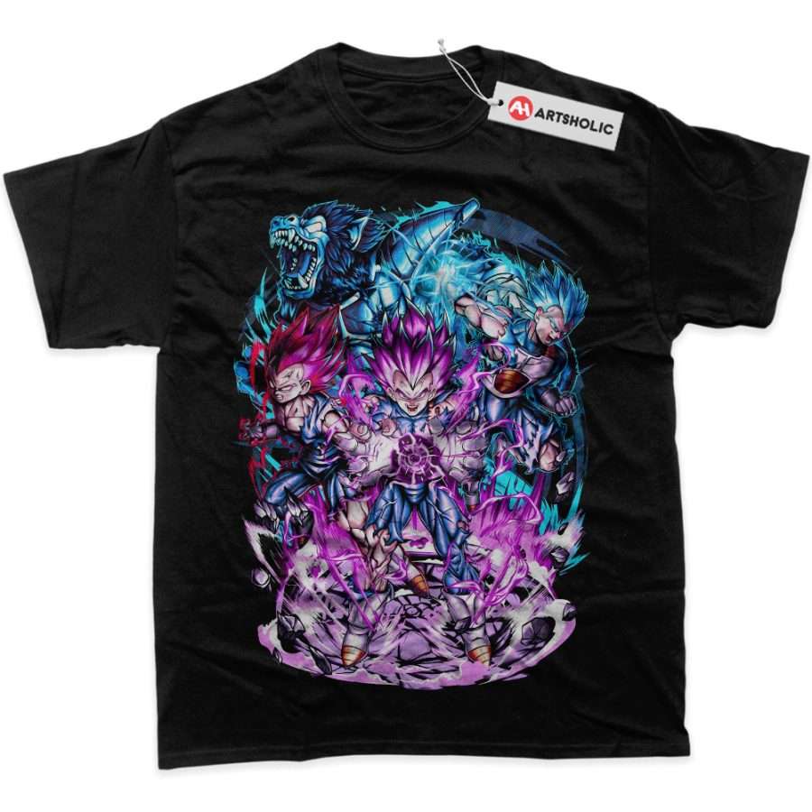 Alternative view of Vegeta Shirt, Dragon Ball Z Shirt, DBZ Shirt, Anime Shirt, Graphic Tee