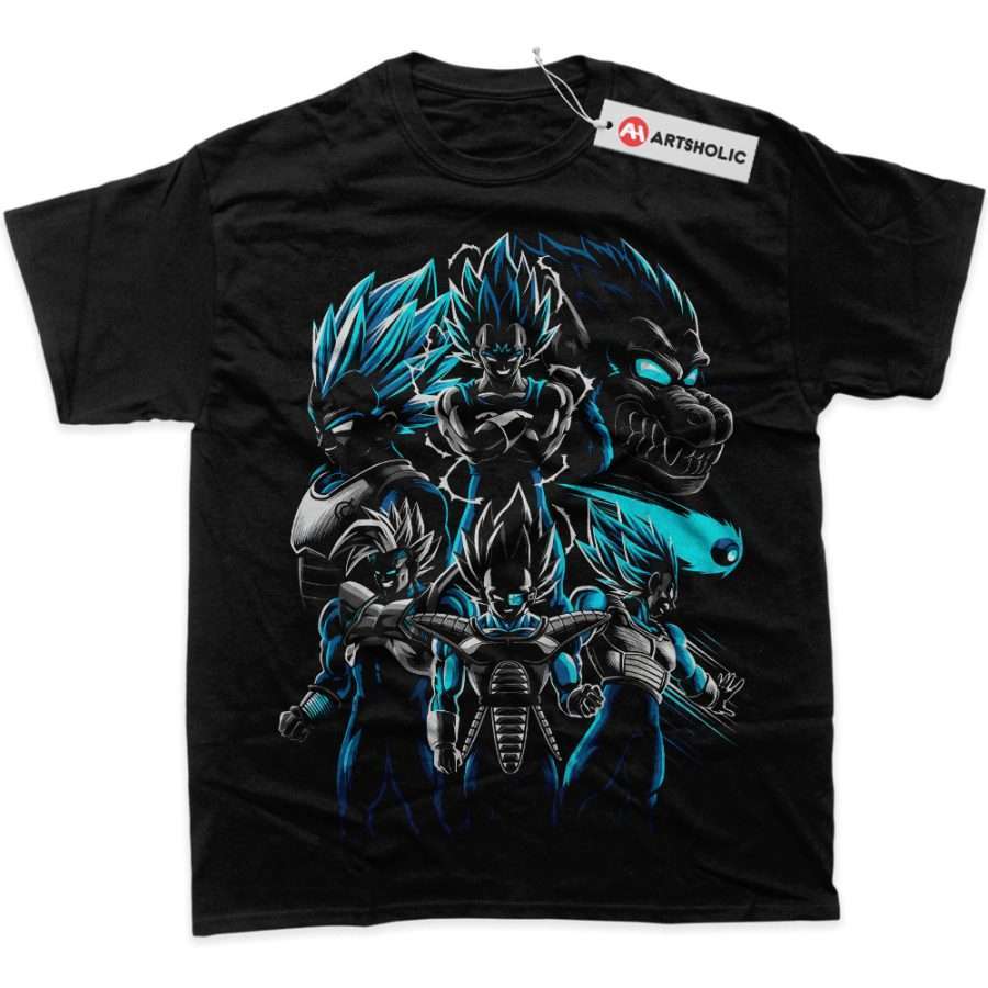 Alternative view of Vegeta Shirt, Dragon Ball Z Shirt, DBZ Shirt, Anime Shirt, Graphic Tee